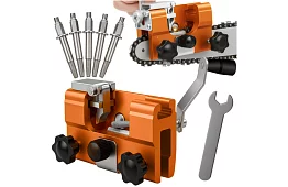 Brusca – ascuțitor manual pentru dinții feronerie de lanț