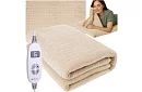 Plaid termic 180 × 130 cm - bej, 10 moduri + telecomandă