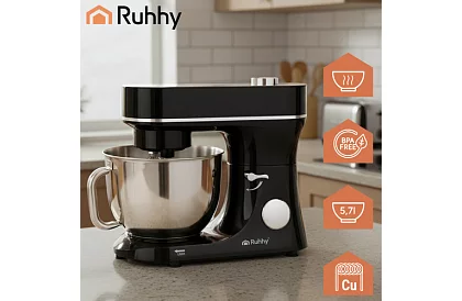 Robot de bucătărie cu bol încălzit de 5,7 l – 2300 W