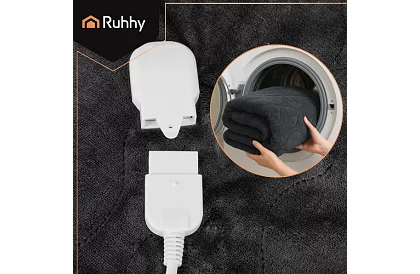 Pătură electrică de încălzire 180 × 130 cm, 6 moduri + telecomandă