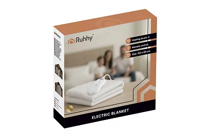 Saltea termică electrică 150 × 80 cm – 3 moduri de încălzire