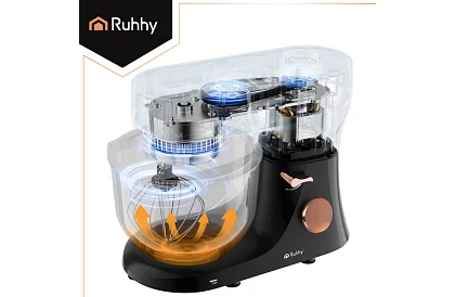 Robot de bucătărie cu bol încălzit de 5,7 l – 2300 W + accesorii