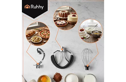 Robot de bucătărie cu bol încălzit de 5,7 l – 2300 W + accesorii