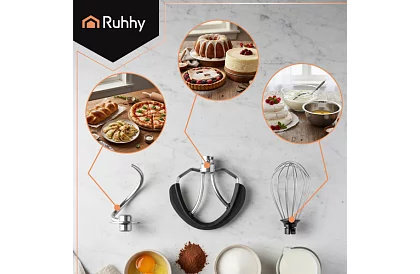 Robot de bucătărie cu bol încălzit și cântar de 5,5 l – 2300 W + accesorii