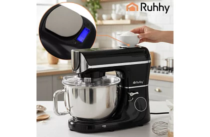 Robot de bucătărie cu bol încălzit și cântar de 5,5 l – 2300 W + accesorii