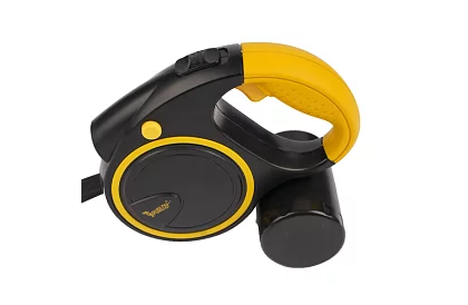 Flexi lesă pentru câini cu lanternă LED - 5 m - 10 - 25 kg