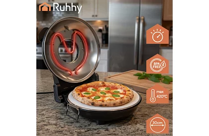 Cuptor de pizza de acasă cu piatră – 1200 W
