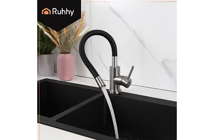 Robinet de chiuvetă 360° cu jet flexibil și aerator