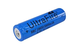 Baterii pentru lanterne frontale - Ultra Fire - 18650 - 3.7 V