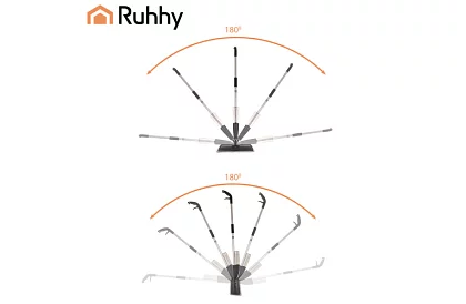 Mop din microfibră cu pulverizator 41 cm, rezervor 600 ml + 2 cârpe