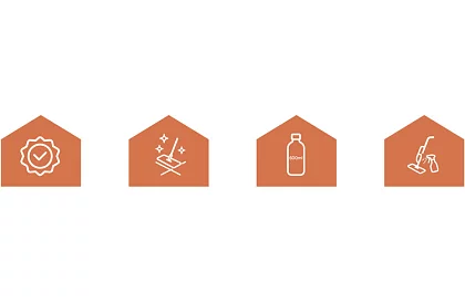 Mop din microfibră cu pulverizator 41 cm, rezervor 600 ml + 2 cârpe