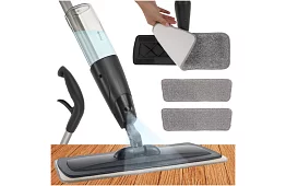 Mop din microfibră cu pulverizator 41 cm, rezervor 600 ml + 2 cârpe