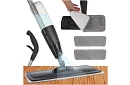 Mop din microfibră cu pulverizator 41 cm, rezervor 600 ml + 2 cârpe