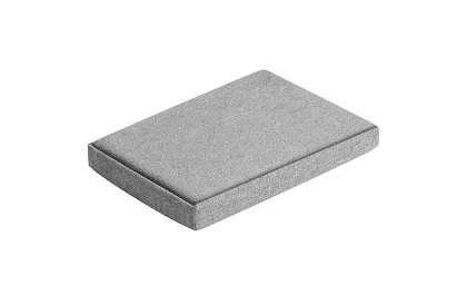 Taburet de depozitare pliabil din material textil 76 × 38 × 38 cm – gri