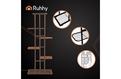 Stativ înalt pentru flori – 6 etaje