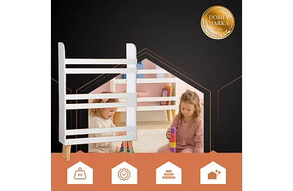 Rafturi pentru cărți, jucării – 95 × 15 × 50 cm