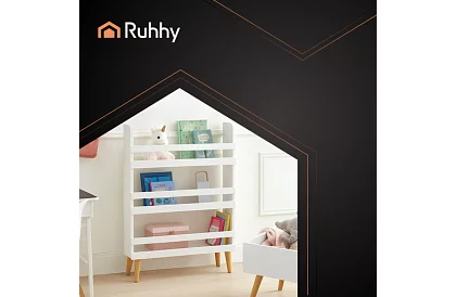 Rafturi pentru cărți, jucării – 95 × 15 × 50 cm