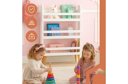 Rafturi pentru cărți, jucării – 95 × 15 × 50 cm