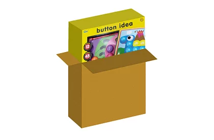 Mozaica educațională - puzzle cu butoane