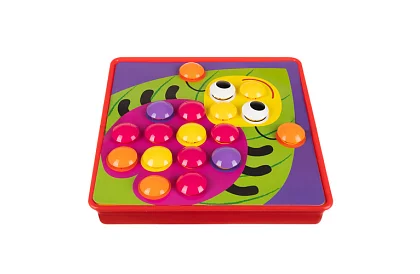 Mozaica educațională - puzzle cu butoane