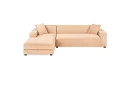 Husă extensibilă pentru canapea 190–230 cm – Catifea bej