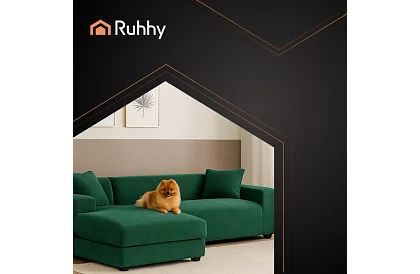 Husă elastică pentru canapea 190–230 cm – Catifea verde