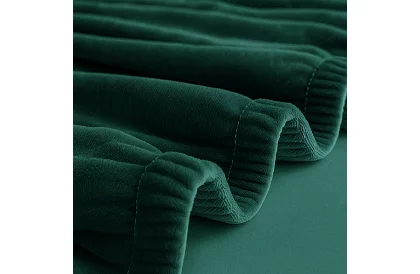 Husă elastică pentru canapea 190–230 cm – Catifea verde