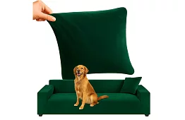 Husă elastică pentru canapea 190–230 cm – Catifea verde