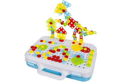 Set de șuruburi pentru copii cu bormașină