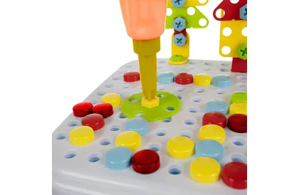 Set de șuruburi pentru copii cu bormașină