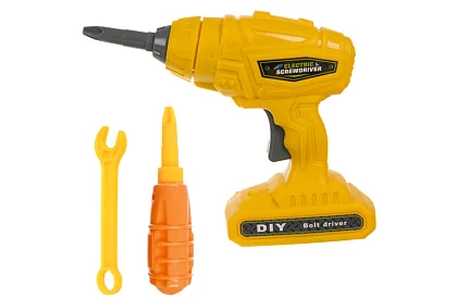 Set de șuruburi pentru copii cu bormașină