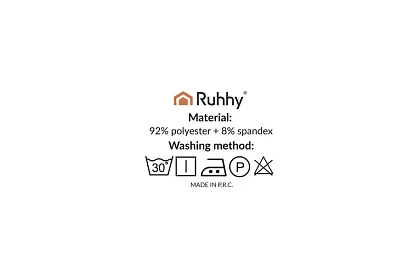 Husă extensibilă pentru canapea 190–230 cm – Catifea gri închis