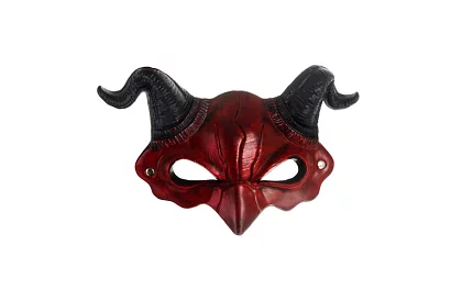 Masca de carnaval a diavolului cu coarne