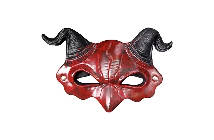 Masca de carnaval a diavolului cu coarne