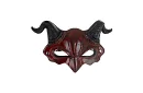 Masca de carnaval a diavolului cu coarne