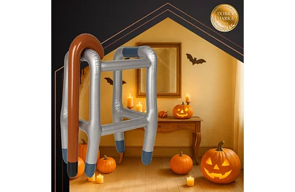 Cărucior gonflabil cu baston + pompă