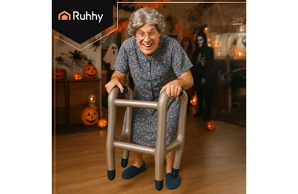 Cărucior gonflabil cu baston + pompă