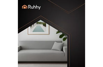 Husă extensibilă pentru canapea 145–185 cm – catifea gri închis