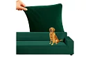 Funda extensibilă pentru canapea 145–185 cm – Catifea verde