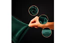 Funda extensibilă pentru canapea 145–185 cm – Catifea verde