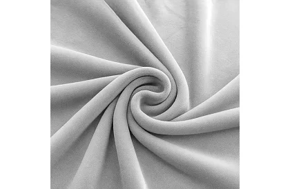 Husă elastică pentru canapea 145–185 cm – Catifea gri deschis