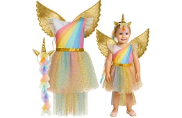 Costum de unicorn pentru copii în trei părți - 110–116 cm