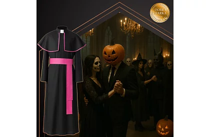 Costumul episcopal pentru adulți – sutana, mantie și fâșie liturgică