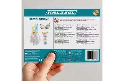 Costum de unicorn pentru copii în trei piese - 122–128 cm