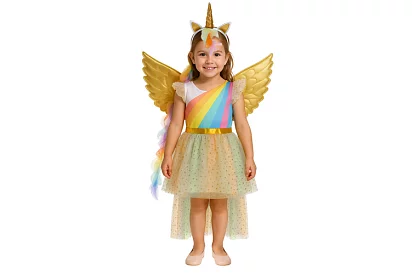 Costum de unicorn pentru copii în trei piese - 122–128 cm