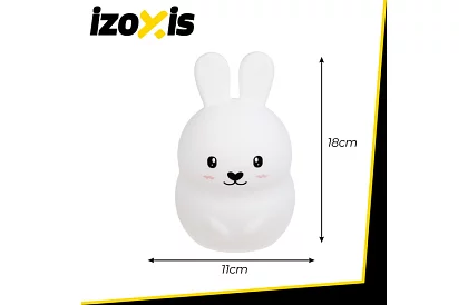 Lampa de noapte LED RGB pentru copii – Iepure LED