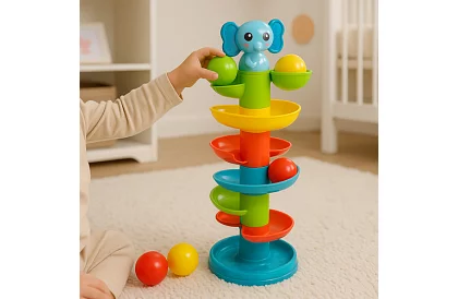 Turnul pentru copii cu bile - pista cu bile