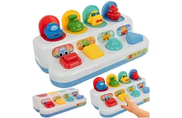 Jucărie educațională cu vehicule care sar în sus