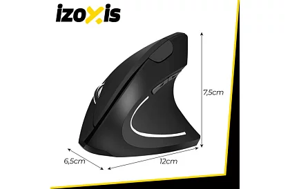 Mouse verticală ergonomic wireless – USB 2,4 GHz