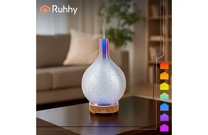 Lampa cu aromă cu ultrasunete 200 ml + 3 uleiuri aromatice